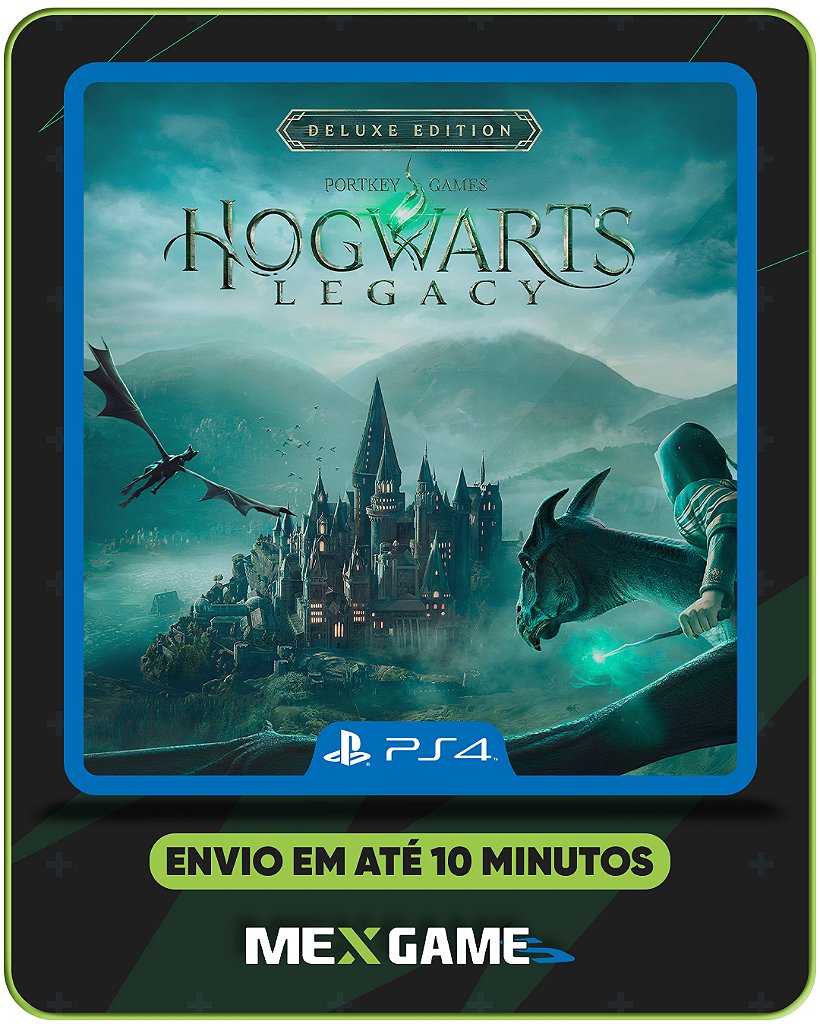 HOGWARTS LEGACY DELUXE - PS4 - MÍDIA DIGITAL