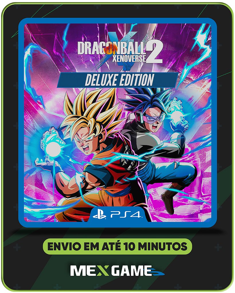 DRAGON BALL XENOVERSE 2 DELUXE - PS4 - MÍDIA DIGITAL