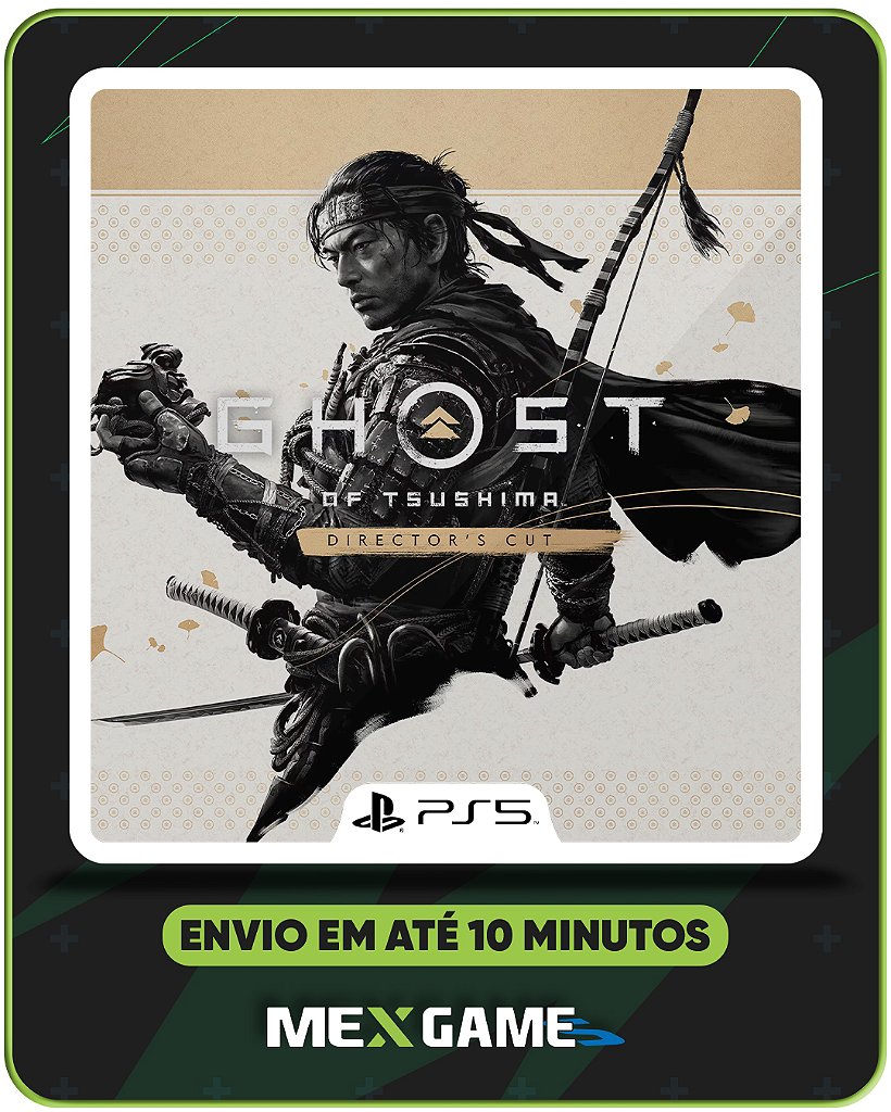 GHOST OF TSUSHIMA VERSÃO DO DIRETOR - PS5 - MÍDIA DIGITAL