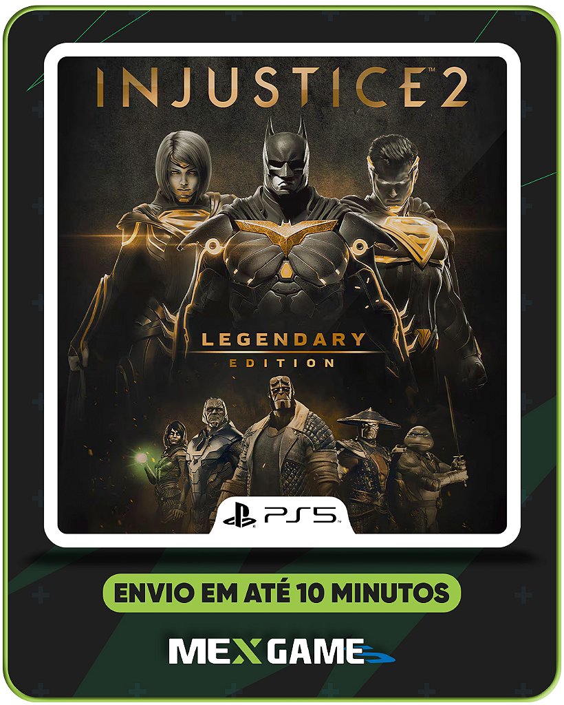 INJUSTICE 2 LEGENDARY - PS5 - MÍDIA DIGITAL