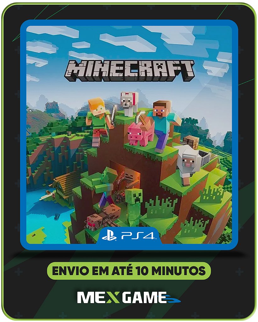 MINECRAFT - PS4 - MÍDIA DIGITAL