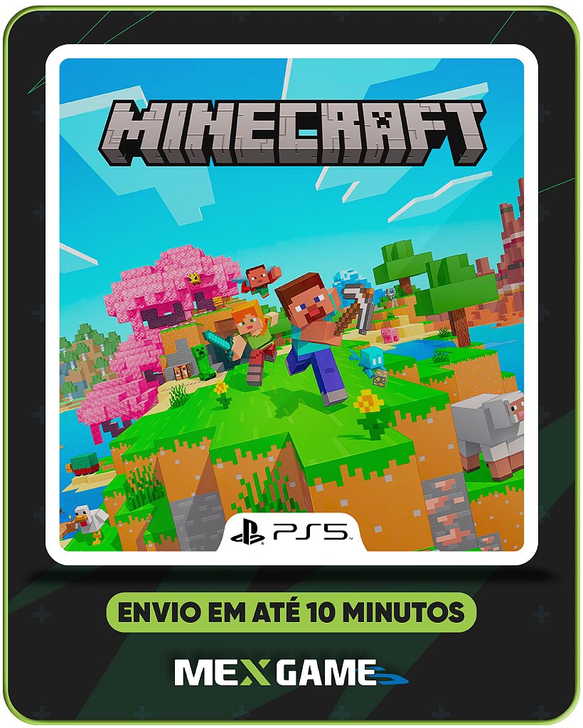 MINECRAFT - PS5 - MÍDIA DIGITAL