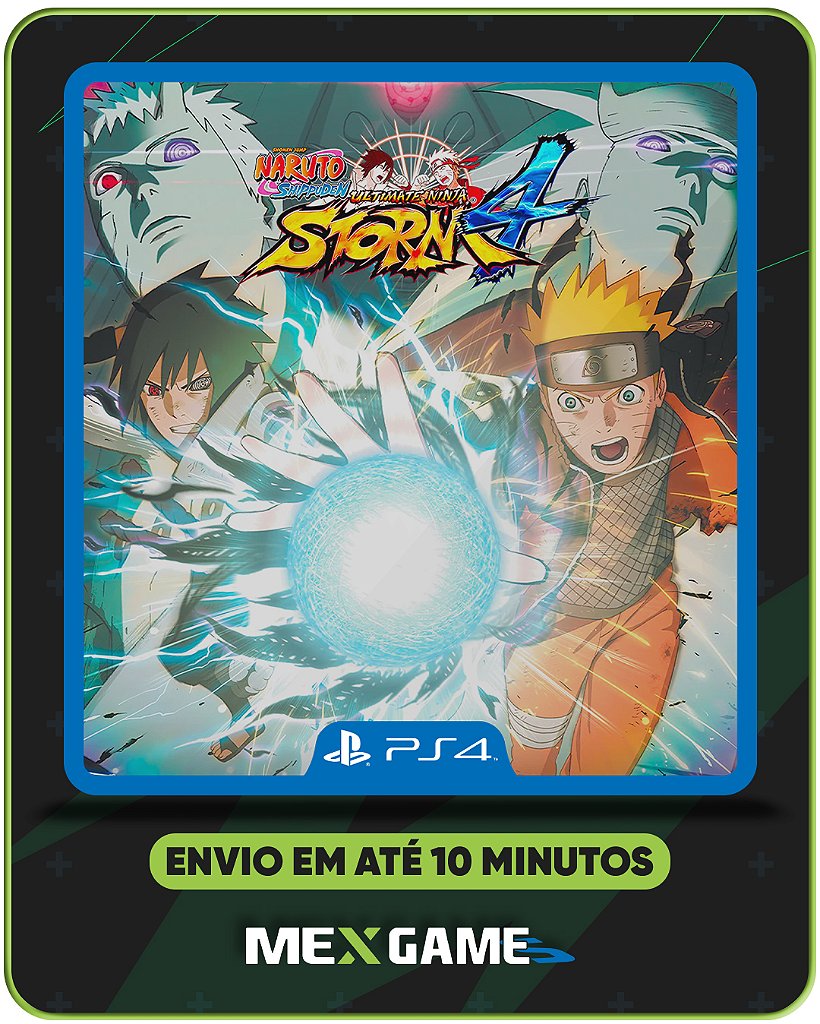 NARUTO STORM 4 - PS4 - MÍDIA DIGITAL
