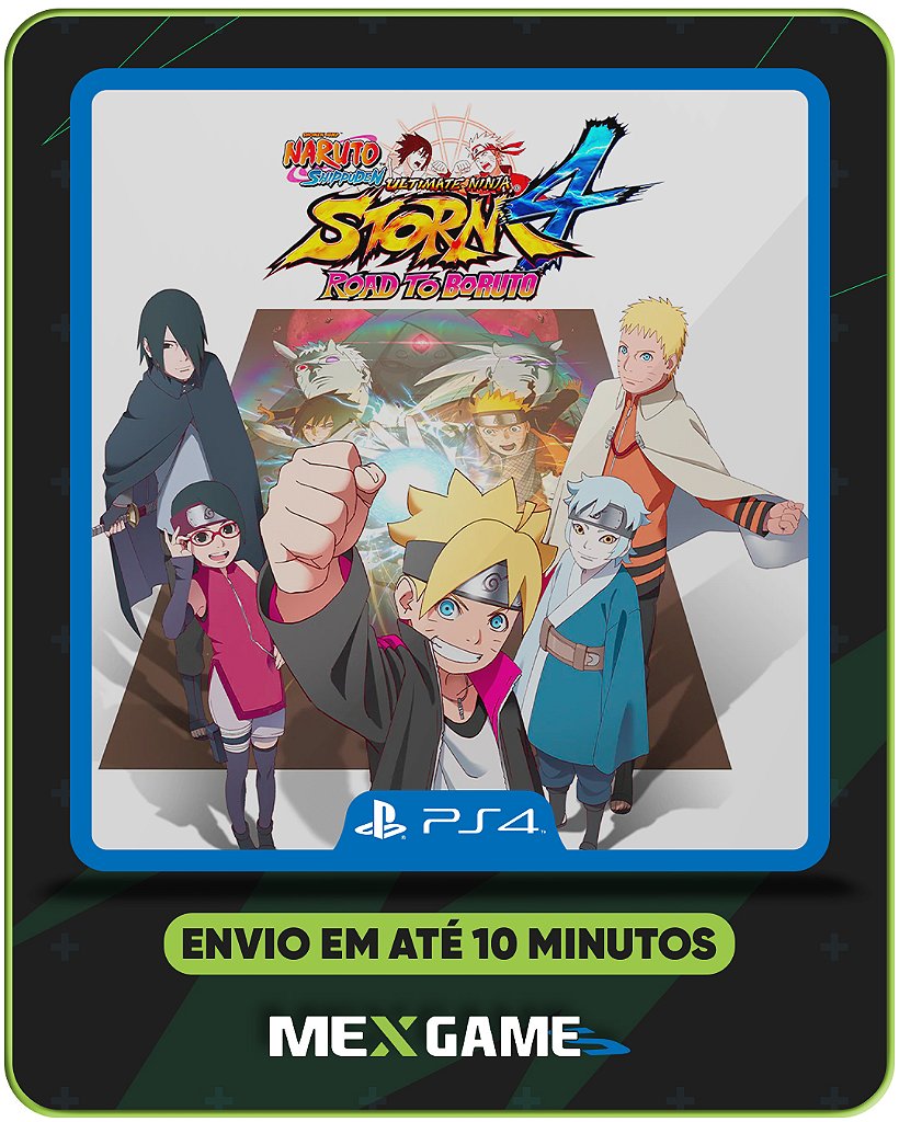 NARUTO STORM 4 ROAD TO BORUTO - PS4 - MÍDIA DIGITAL