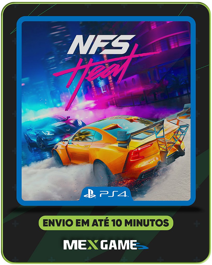 NEED FOR SPEED HEAT - PS4 - MÍDIA DIGITAL