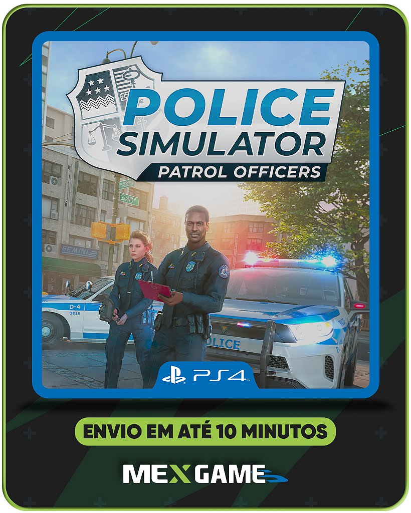 POLICE SIMULATOR - PS4 - MÍDIA DIGITAL