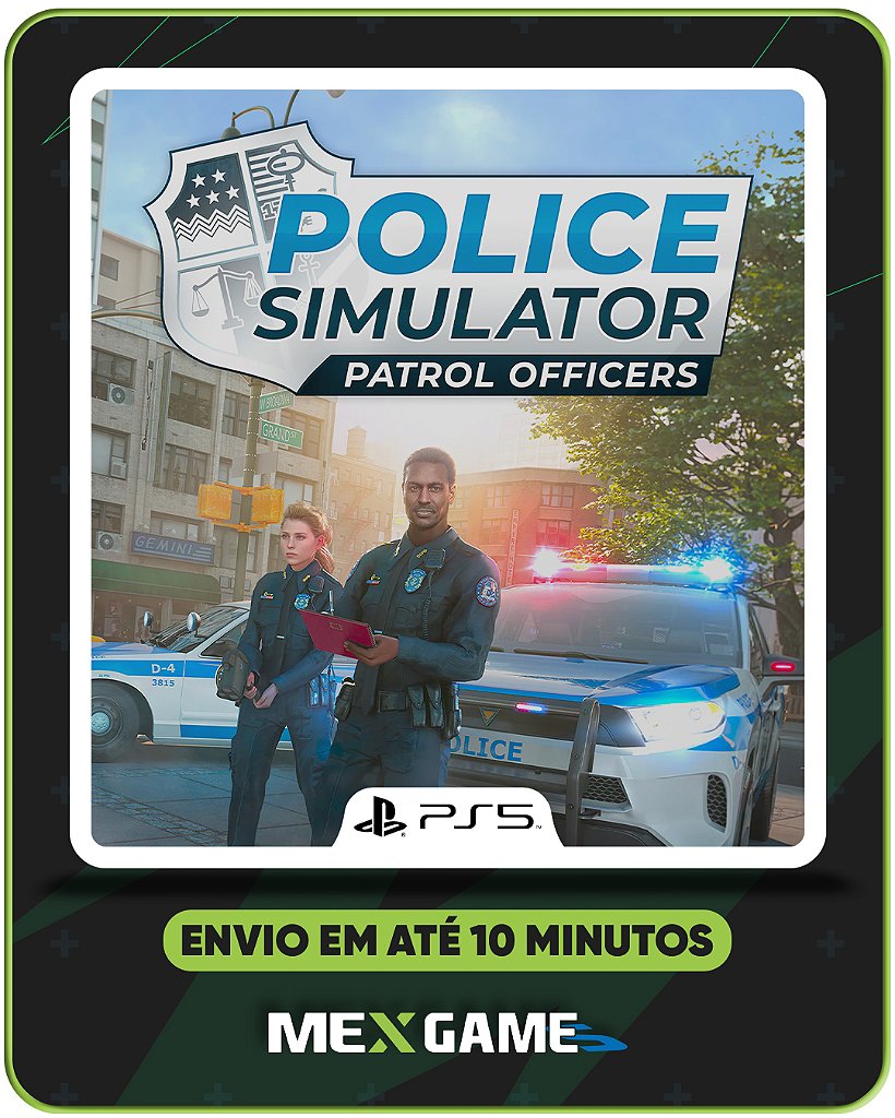 POLICE SIMULATOR - PS5 - MÍDIA DIGITAL