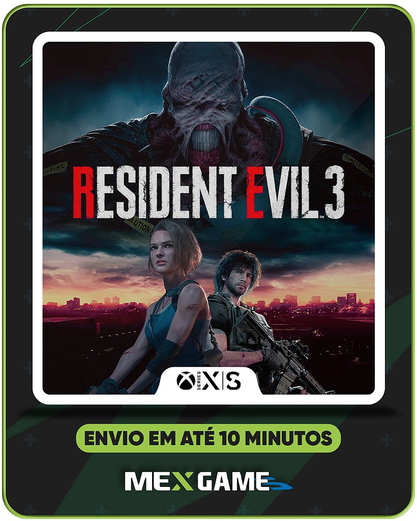 RESIDENT EVIL 3 - XBOX SERIES X|S- MÍDIA DIGITAL