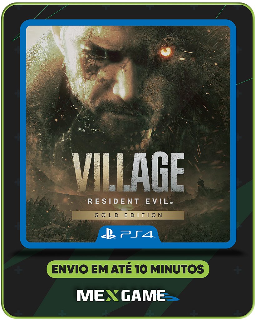 RESIDENT EVIL VILLAGE GOLD - PS4 - MÍDIA DIGITAL