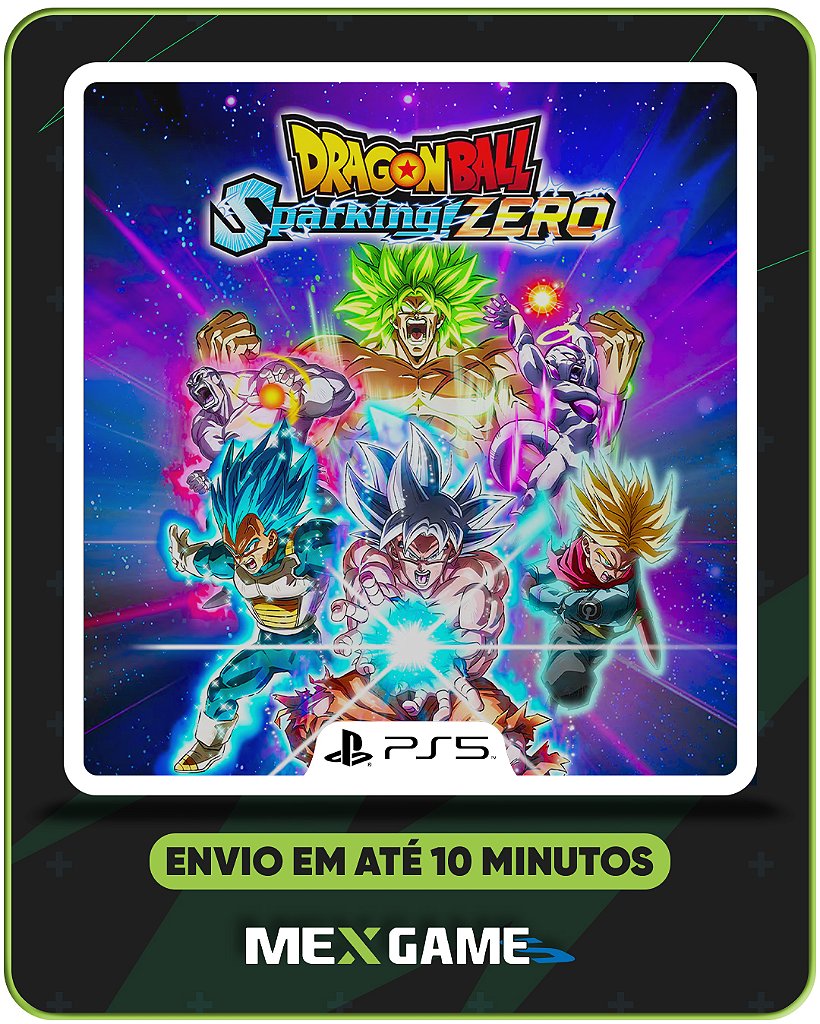 DRAGON BALL SPARKING ZERO - PS5 - MÍDIA DIGITAL