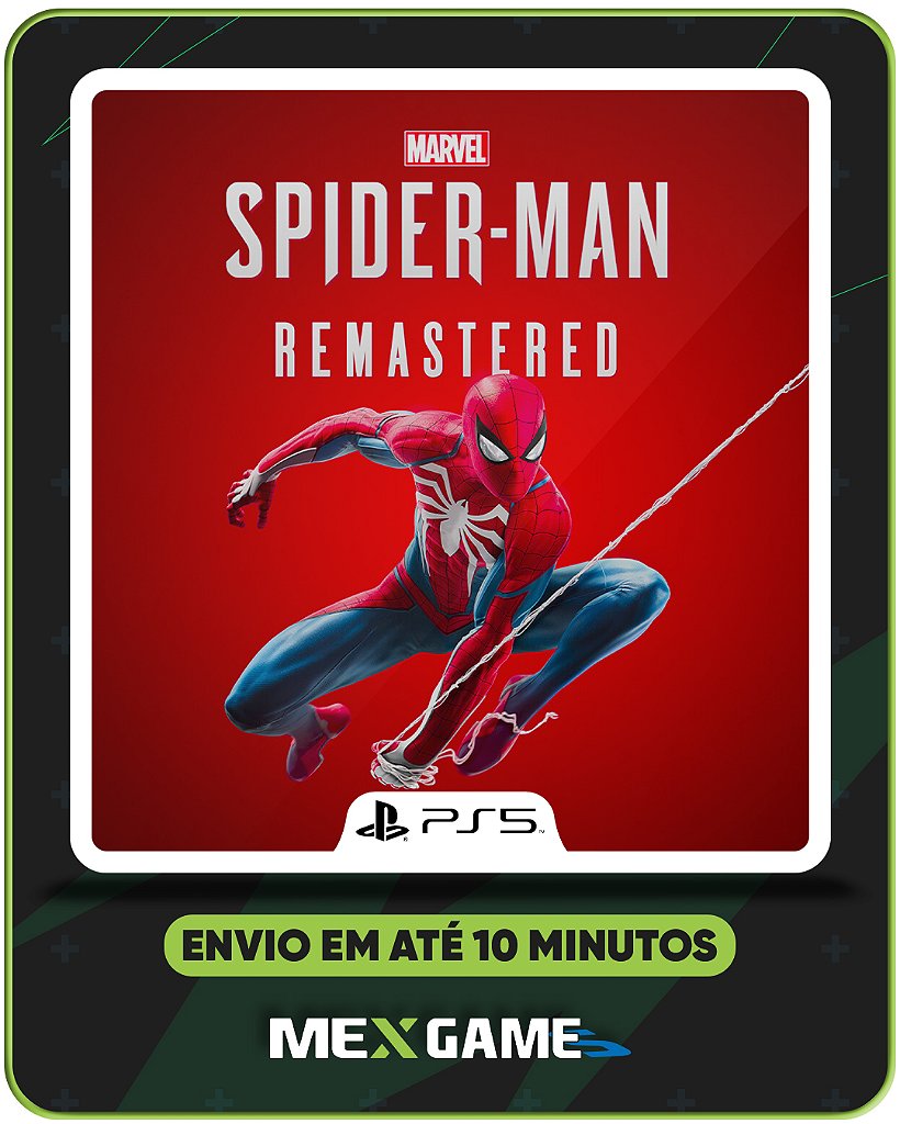 MARVEL'S SPIDER MAN REMASTERED - PS5 - MÍDIA DIGITAL