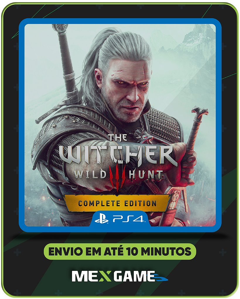 THE WITCHER 3 COMPLETE EDITION - PS4 - MÍDIA DIGITAL