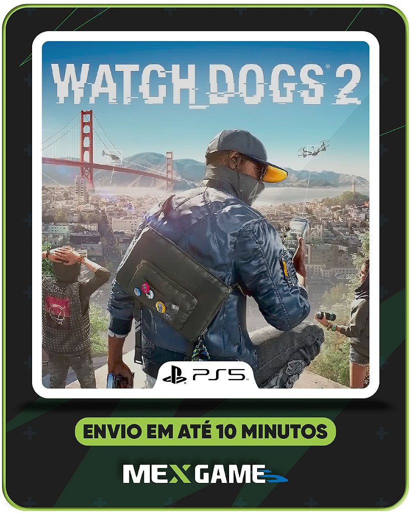 WATCH DOGS 2 - PS5 - MÍDIA DIGITAL