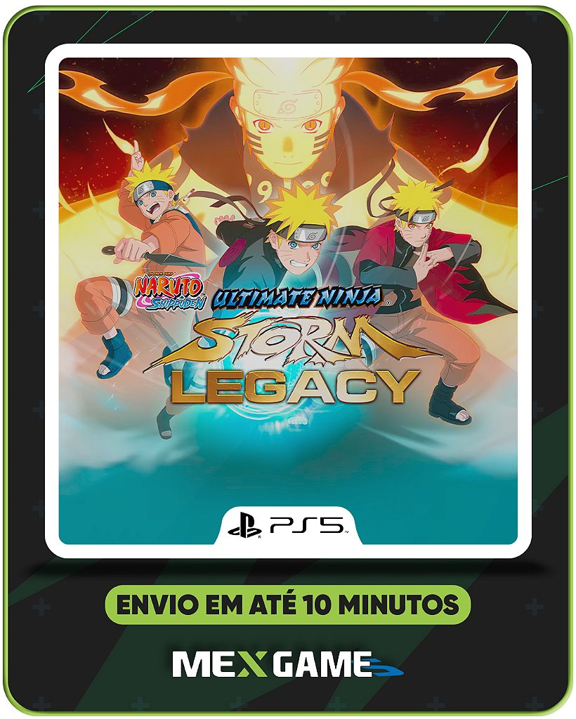 NARUTO STORM LEGACY - PS5 - MÍDIA DIGITAL
