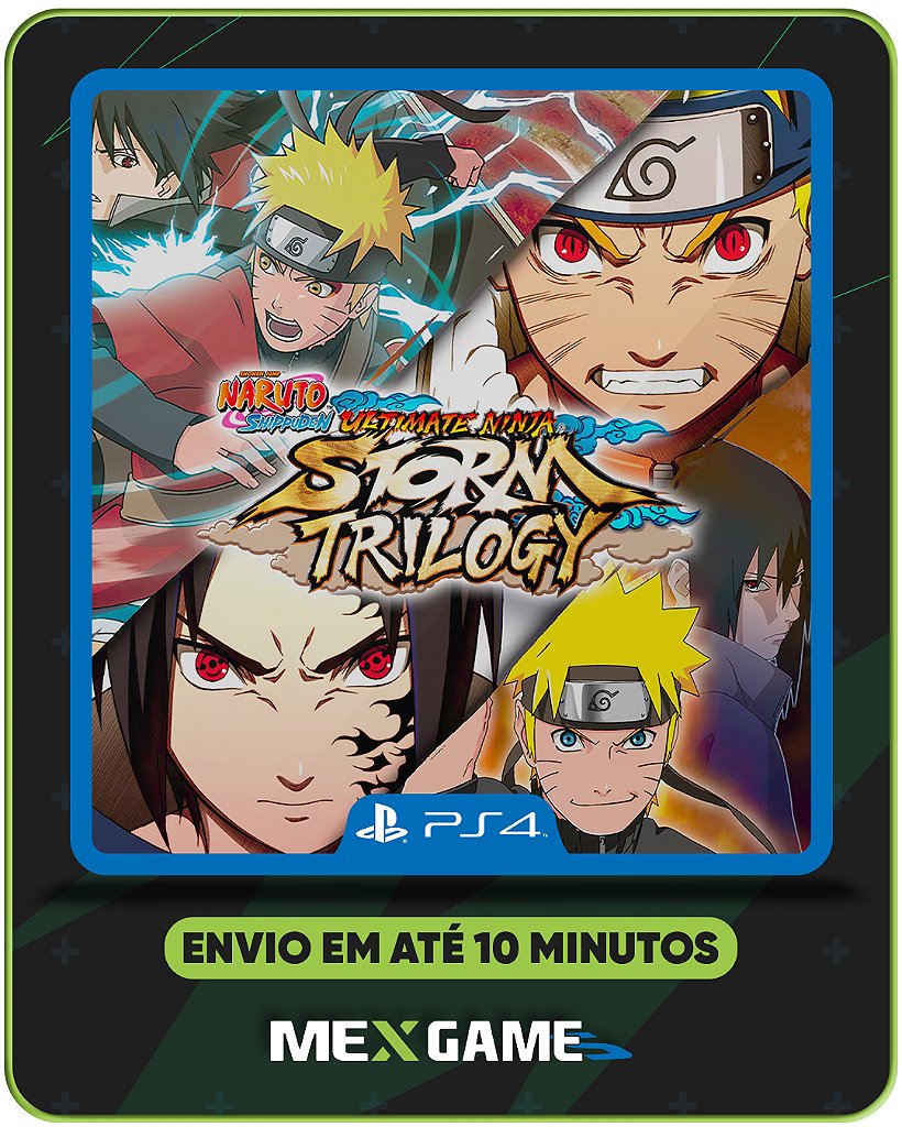 NARUTO STORM TRILOGY - PS4 - MIDIA DIGITAL