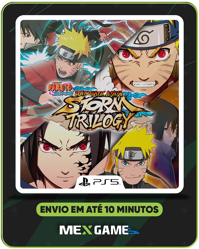 NARUTO STORM TRILOGY - PS5 - MIDIA DIGITAL