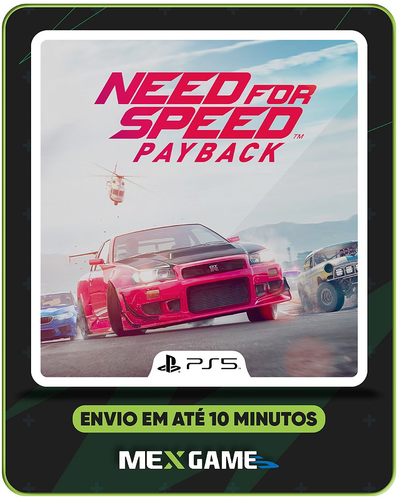 NEED FOR SPEED PAYBACK - PS5 - MÍDIA DIGITAL