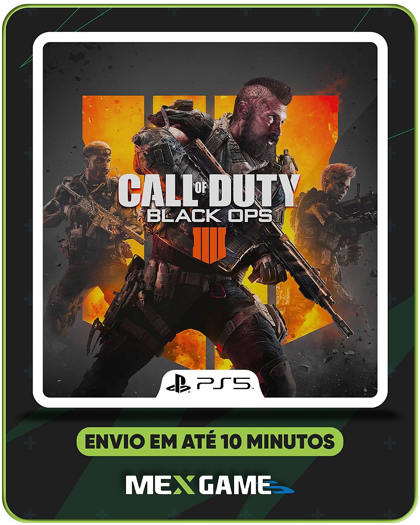 CALL OF DUTY BLACK OPS 4 - PS5 - MÍDIA DIGITAL