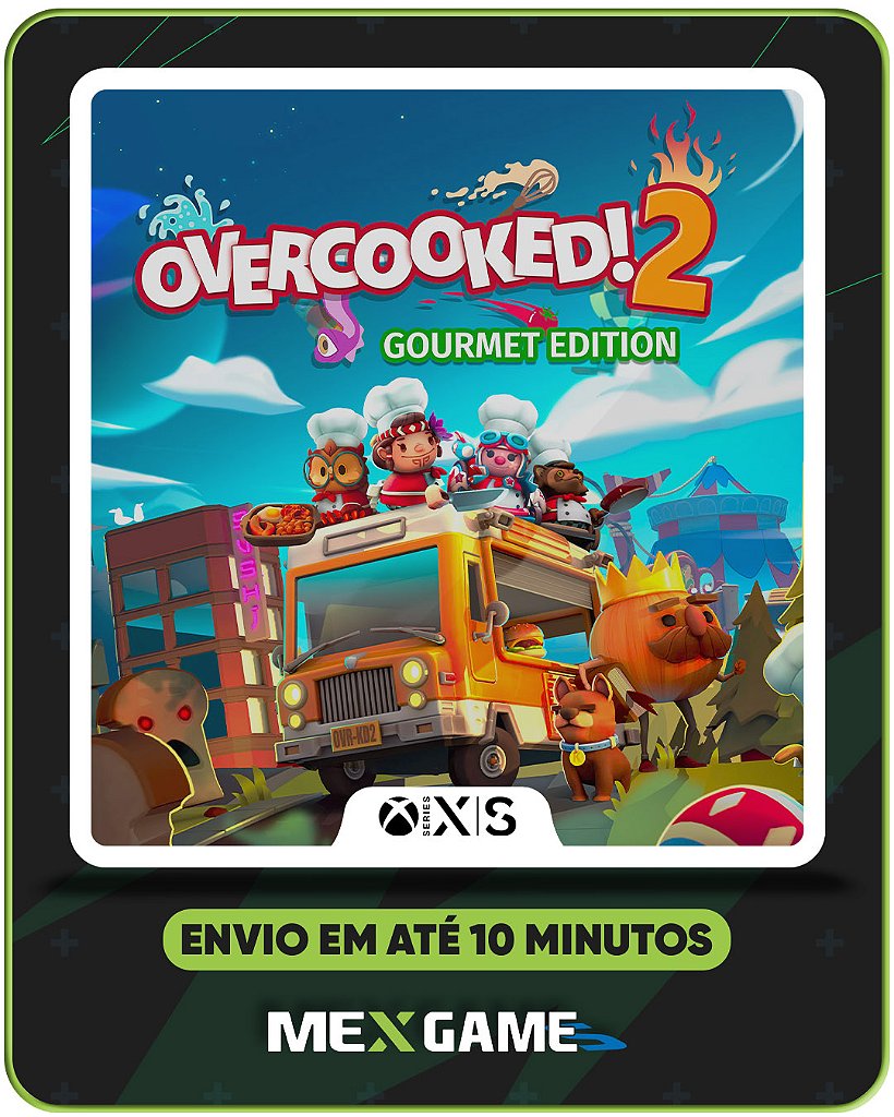 OVERCOOKED! 2 GOURMET EDITION - XBOX SERIES X|S - MÍDIA DIGITAL