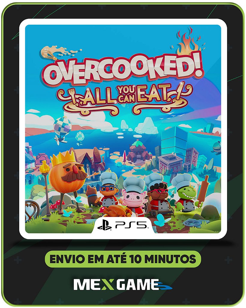 OVERCOOKED! ALL YOU CAN EAT - PS5 - MÍDIA DIGITAL