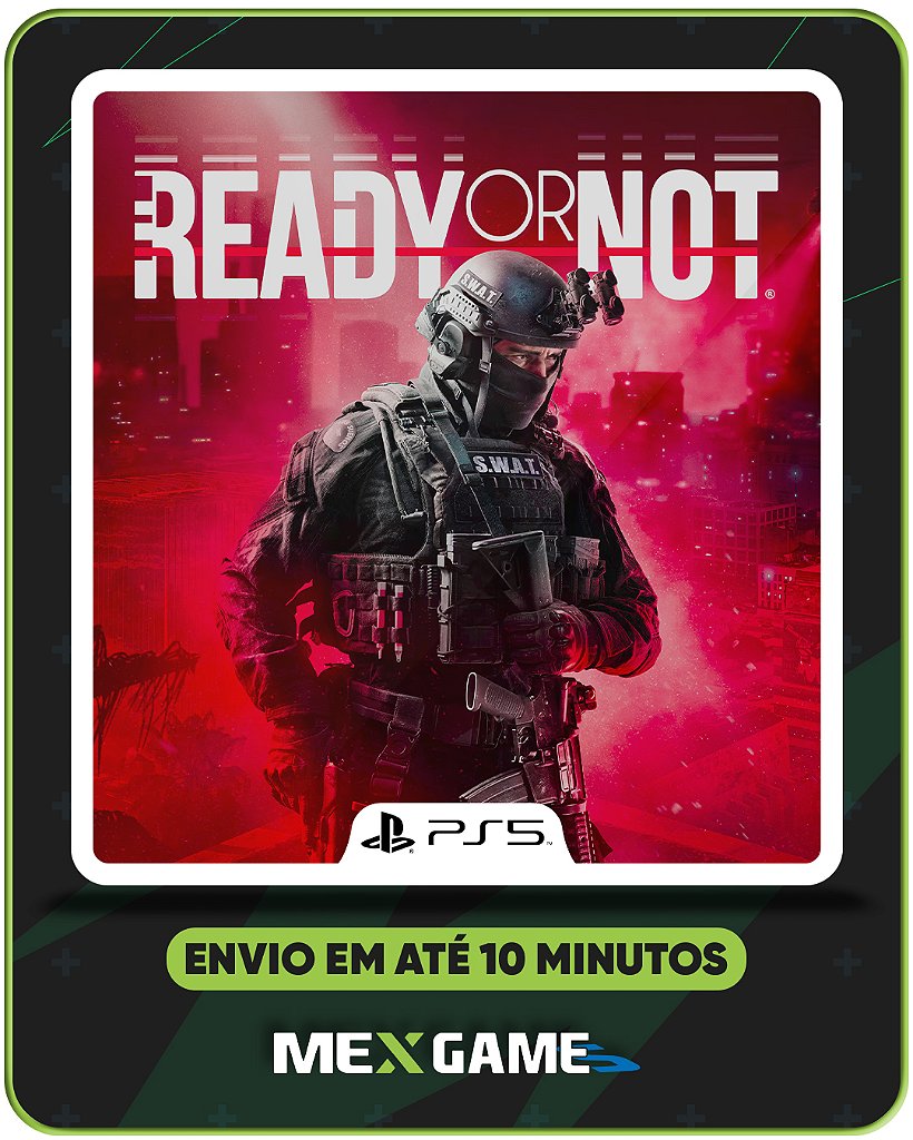 READY OR NOT - PS5 - MÍDIA DIGITAL