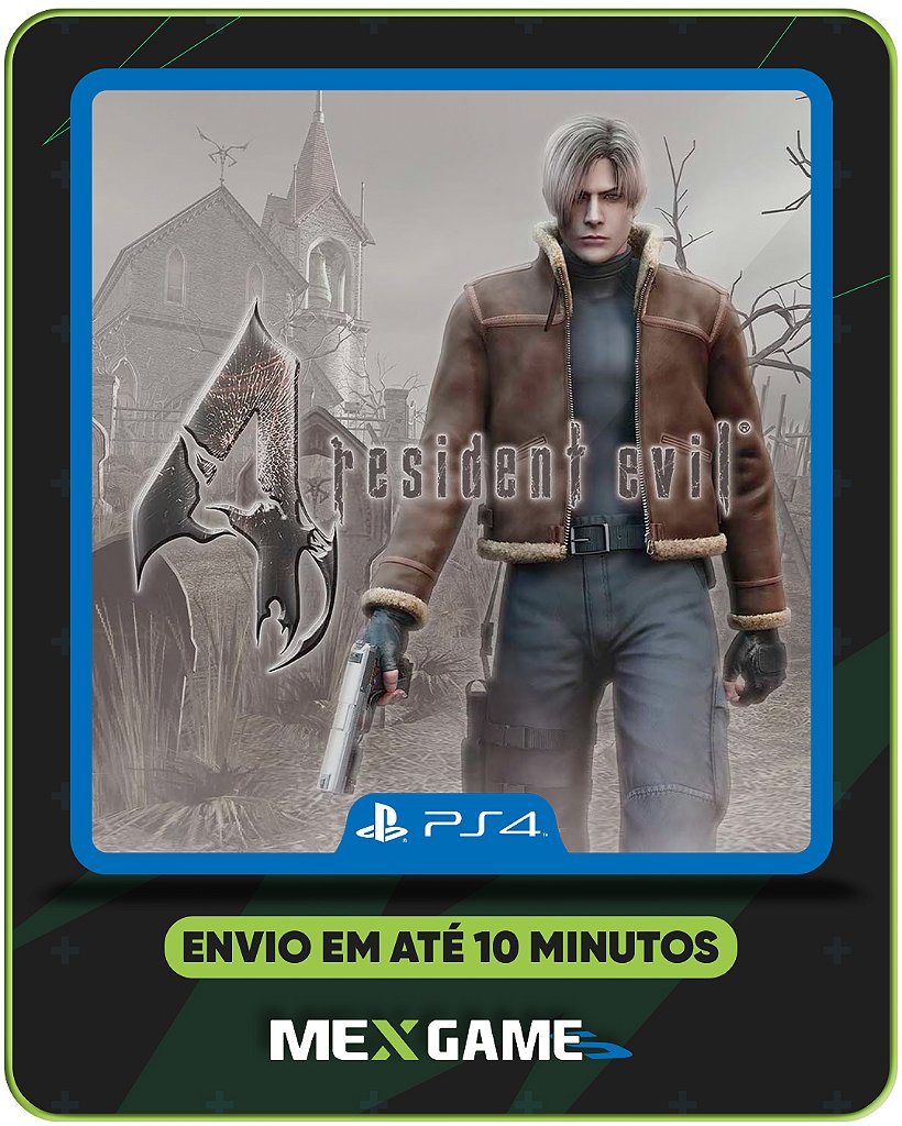RESIDENT EVIL 4 (2005) - PS4 - MÍDIA DIGITAL