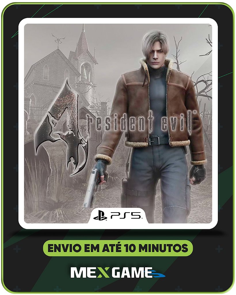 RESIDENT EVIL 4 (2005) - PS5 - MÍDIA DIGITAL