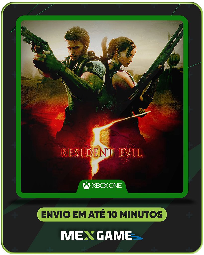 RESIDENT EVIL 5- XBOX ONE - MÍDIA DIGITAL