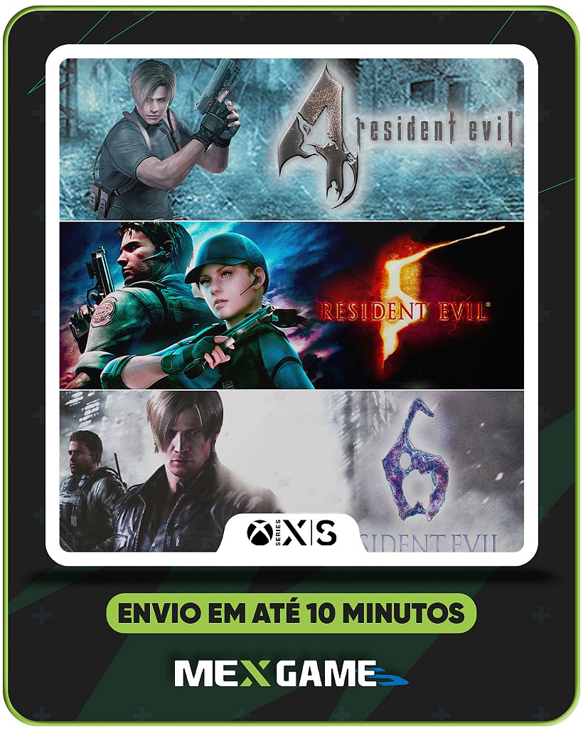 RESIDENT EVIL TRIPLO - XBOX SERIES X|S - MÍDIA DIGITAL