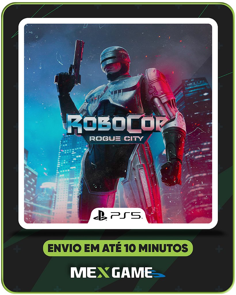 ROBOCOP ROGUE CITY - PS5 - MIDIA DIGITAL