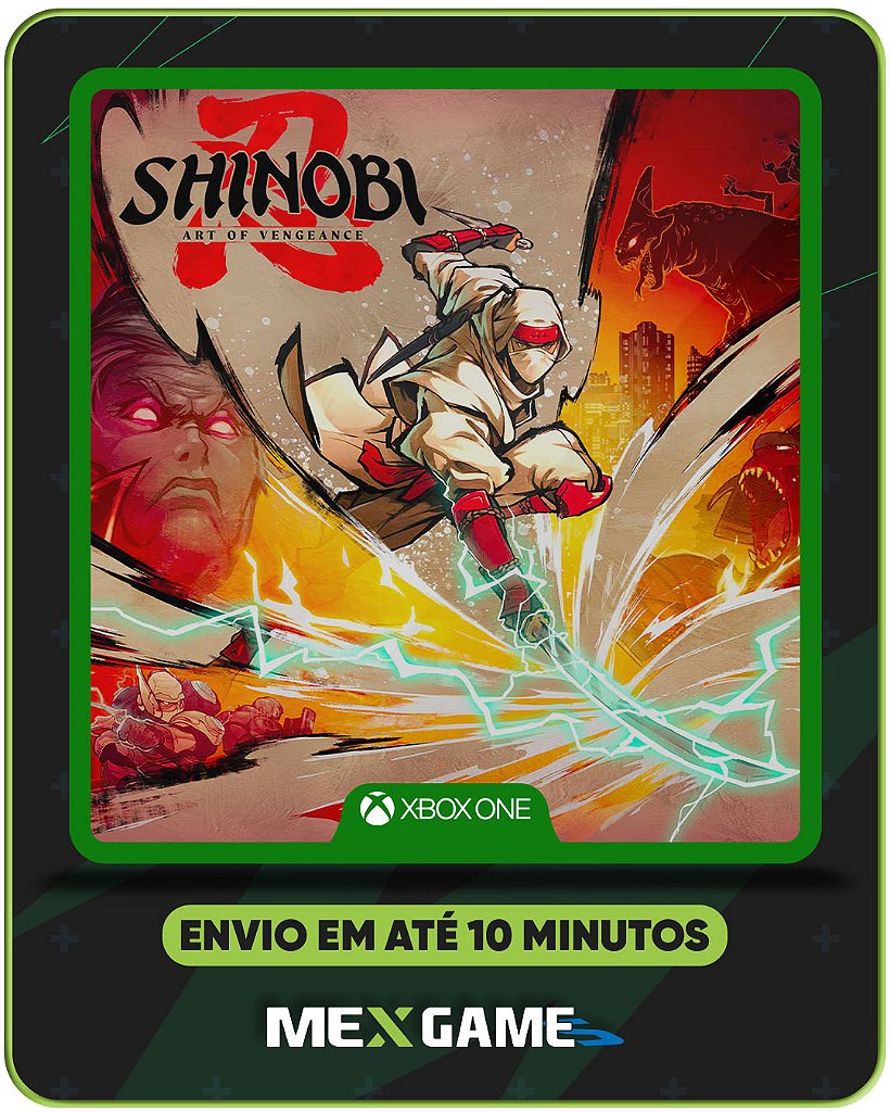 SHINOBI: ART OF VENGEANCE - XBOX ONE - MÍDIA DIGITAL