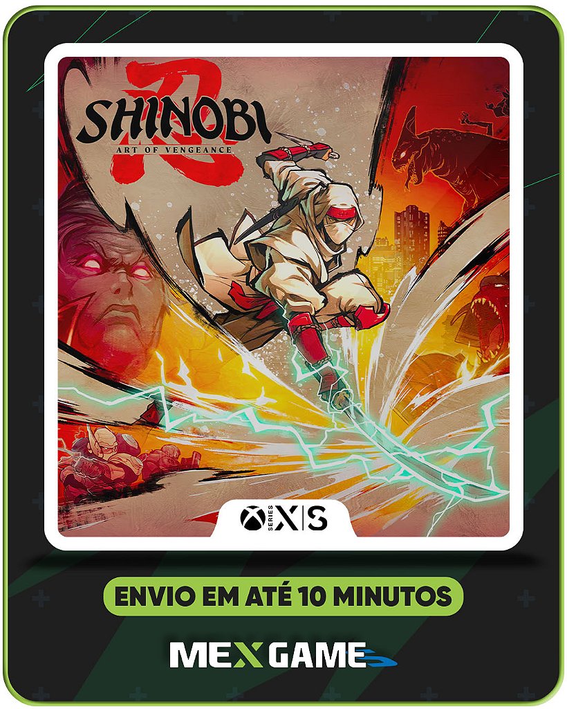 SHINOBI: ART OF VENGEANCE - XBOX SERIES X|S - MÍDIA DIGITAL