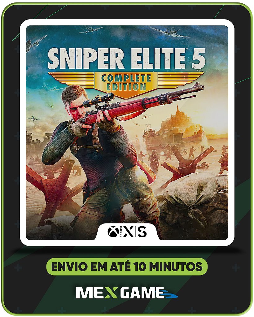 SNIPER ELITE 5: COMPLETE EDITION - XBOX SERIES X|S - MÍDIA DIGITAL