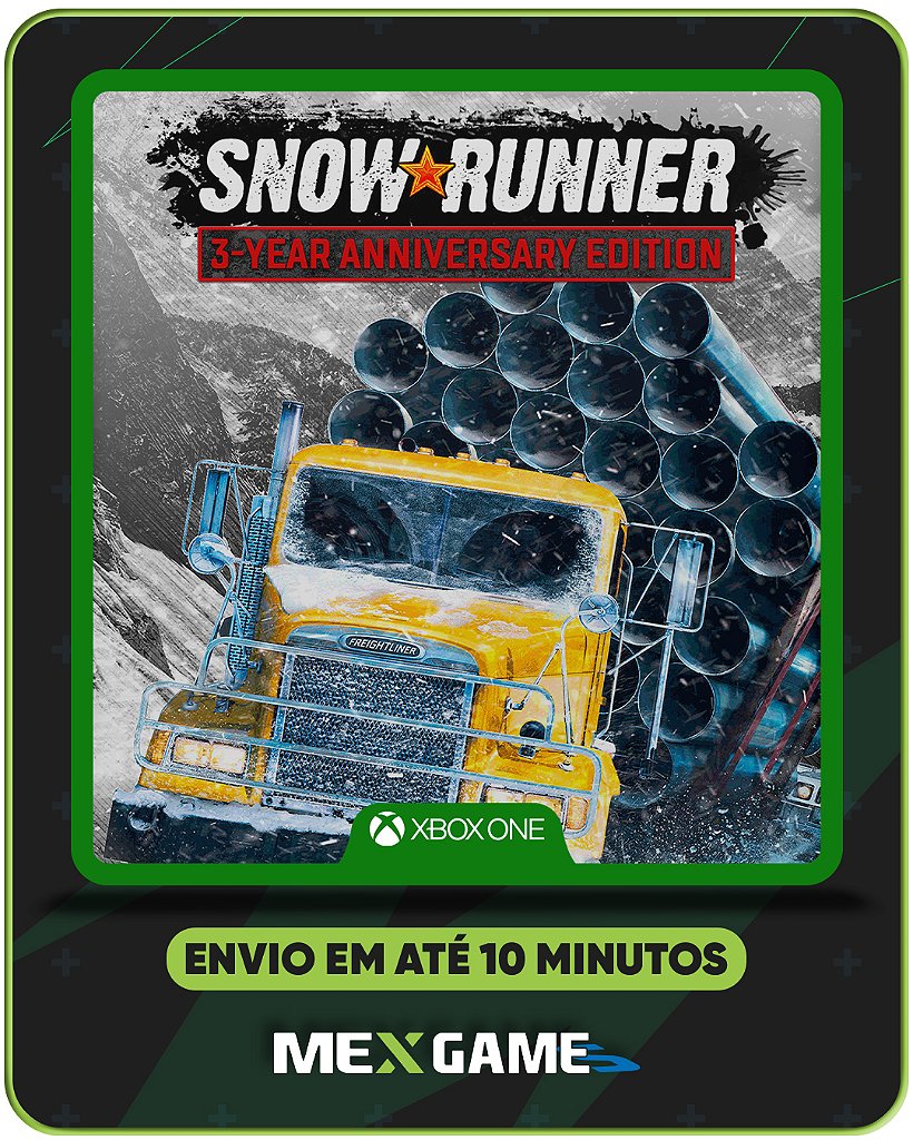 SNOWRUNNER 3 YEAR EDITION - XBOX ONE - MÍDIA DIGITAL