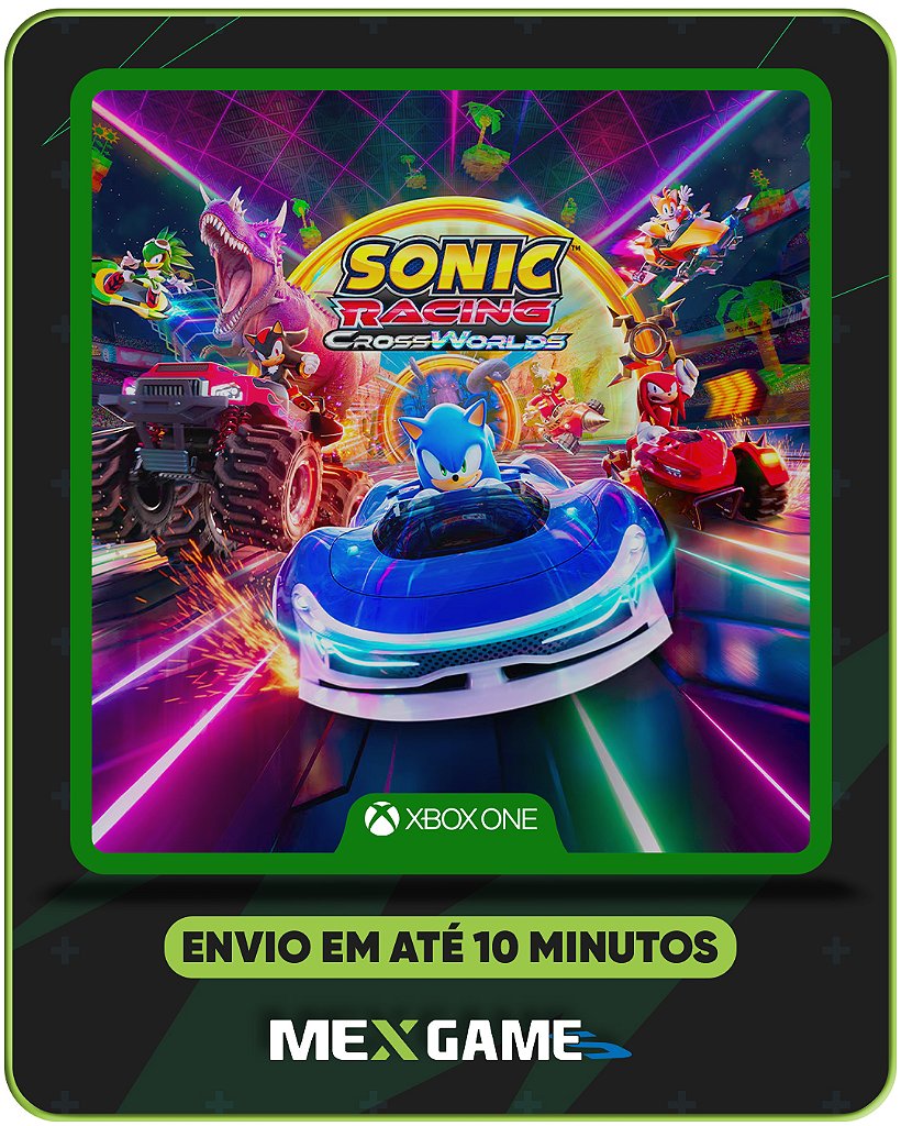 SONIC RACING CROSSWORLDS - XBOX ONE - MÍDIA DIGITAL