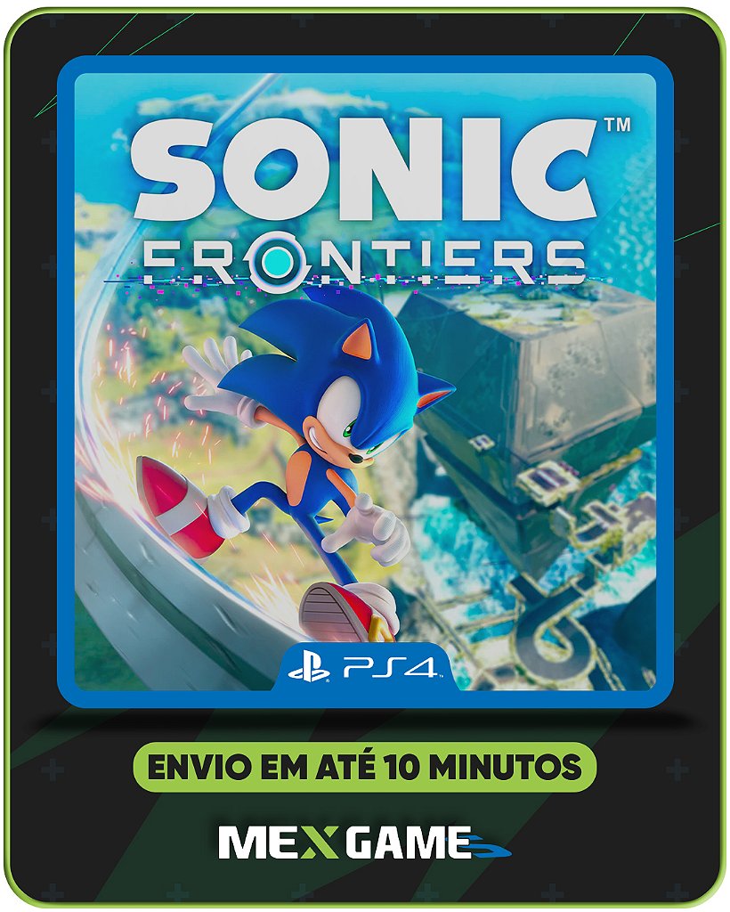 SONIC FRONTIERS- PS4 - MIDIA DIGITAL