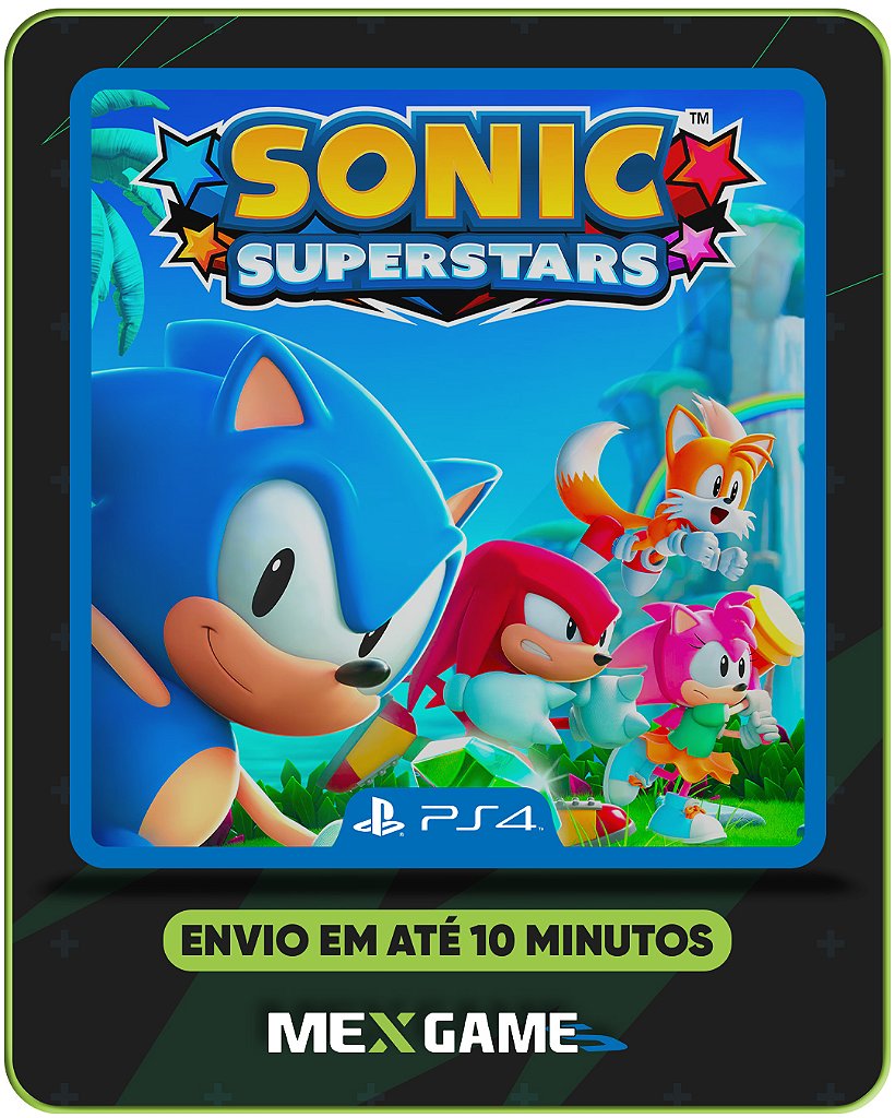 SONIC SUPERSTARS- PS4 - MIDIA DIGITAL