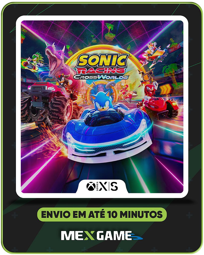 SONIC RACING CROSSWORLDS - XBOX SERIES X|S - MÍDIA DIGITAL
