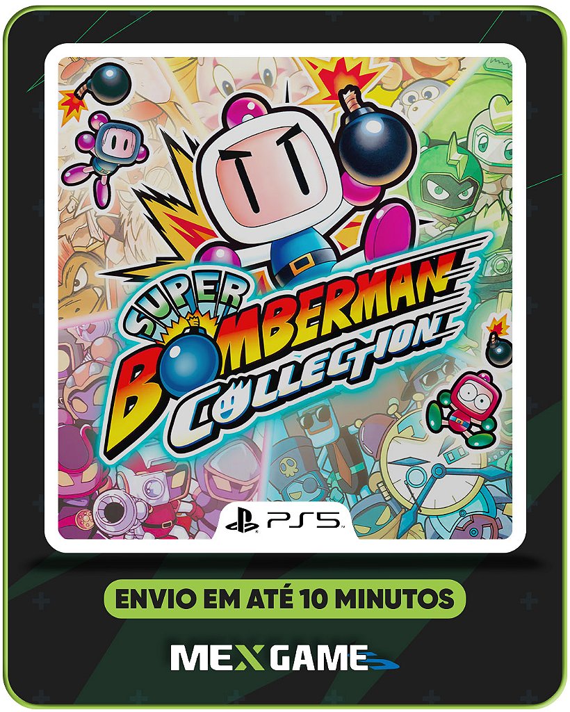 SUPER BOMBERMAN COLLECTION - PS5 - MIDIA DIGITAL