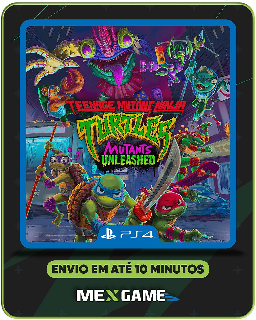 AS TARTARUGAS NINJA MUTANTES - PS4 - MÍDIA DIGITAL