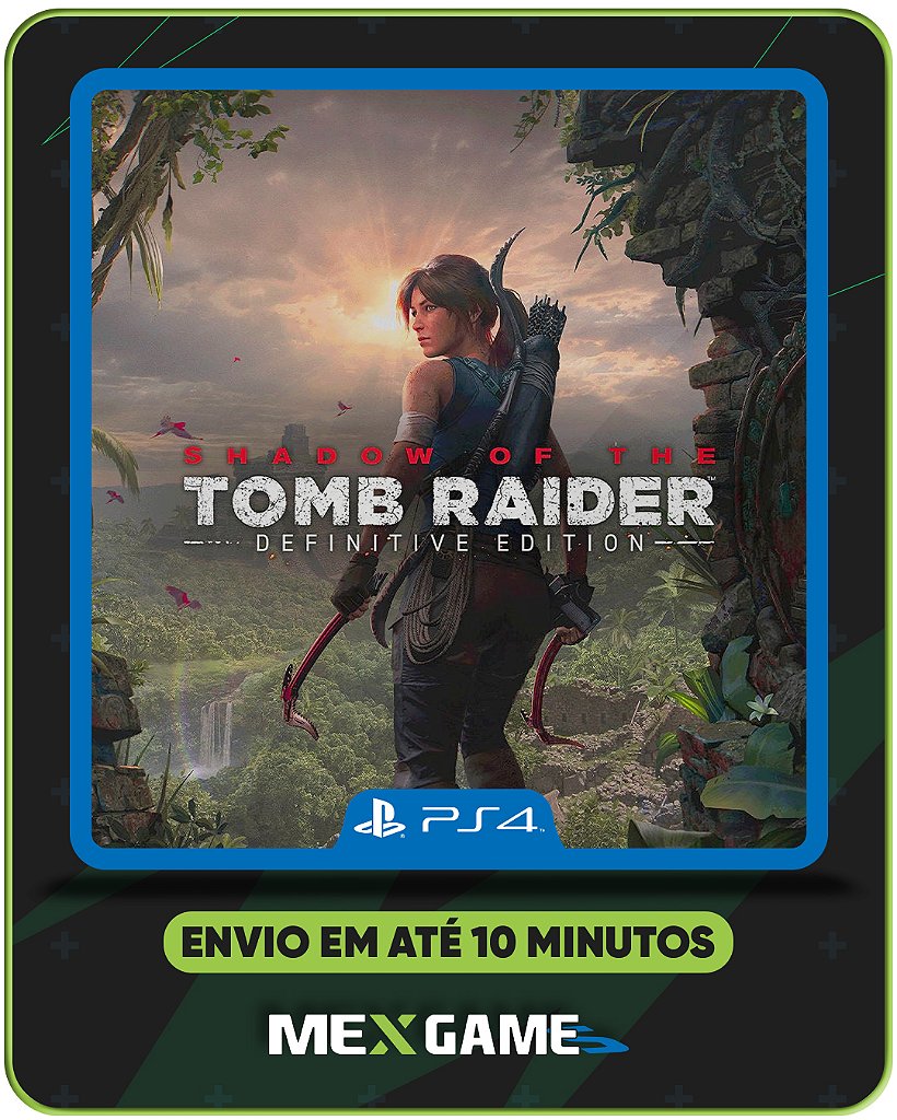 SHADOW OF THE TOMB RAIDER DEFINITIVE EDITION - PS4 - MÍDIA DIGITAL