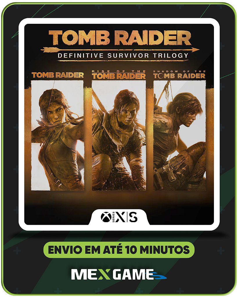 TOMB RAIDER DEFINITIVE SURVIVAL TRILOGY - XBOX SERIES X|S - MÍDIA DIGITAL