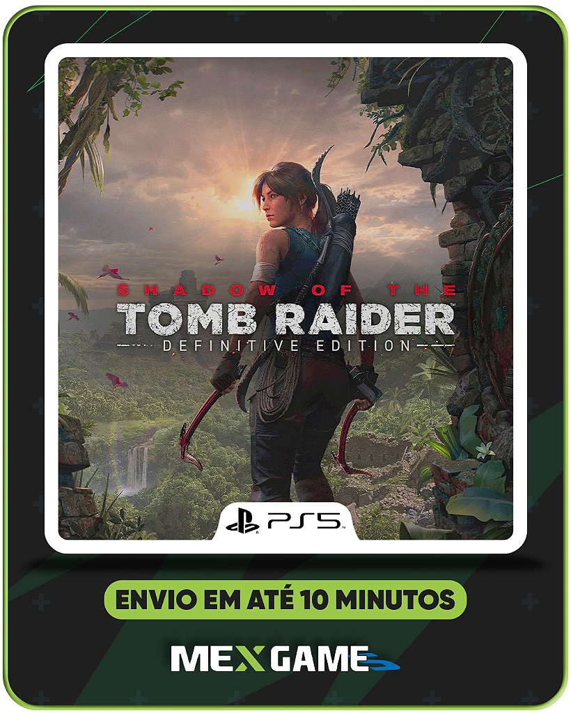 SHADOW OF THE TOMB RAIDER DEFINITIVE EDITION - PS5 - MÍDIA DIGITAL