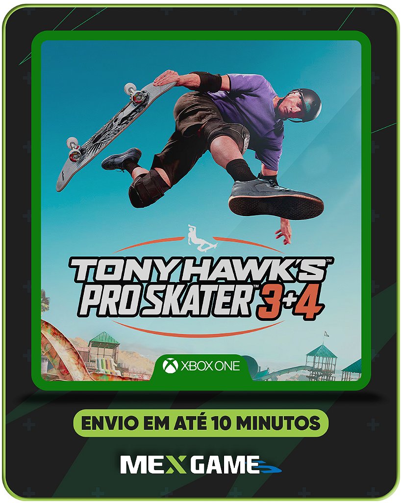 TONY HAWKS PRO SKATER 3 + 4 - XBOX ONE - MÍDIA DIGITAL