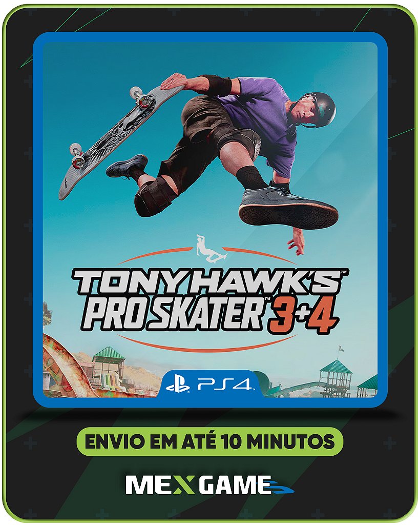 TONY HAWKS PRO SKATER 3 + 4 - PS4 - MÍDIA DIGITAL