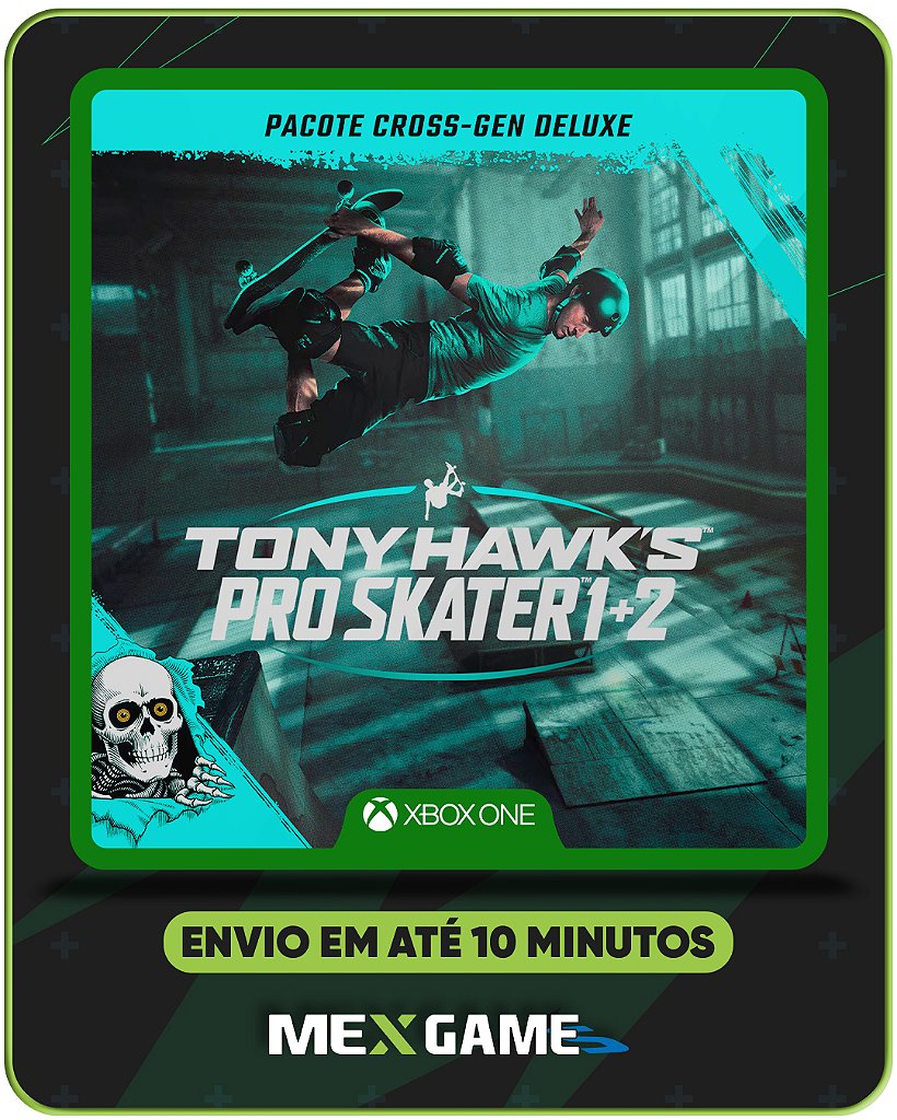 TONY HAWK'S PRO SKATER 1 + 2 DELUXE - XBOX ONE - MÍDIA DIGITAL