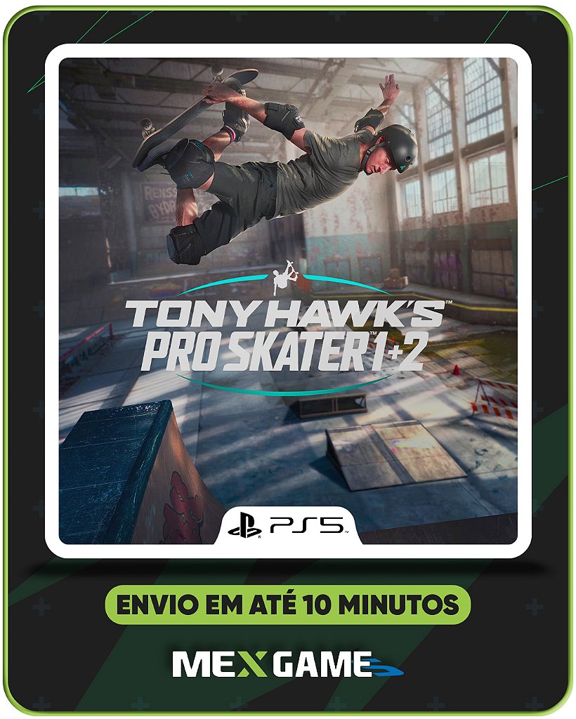 TONY HAWKS PRO SKATER 1 + 2 - PS5 - MÍDIA DIGITAL