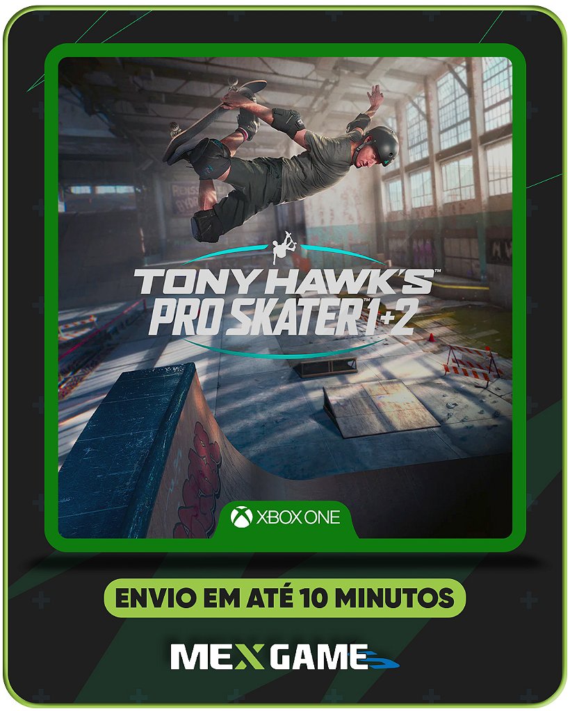 TONY HAWK'S PRO SKATER 1 + 2 - XBOX ONE - MÍDIA DIGITAL