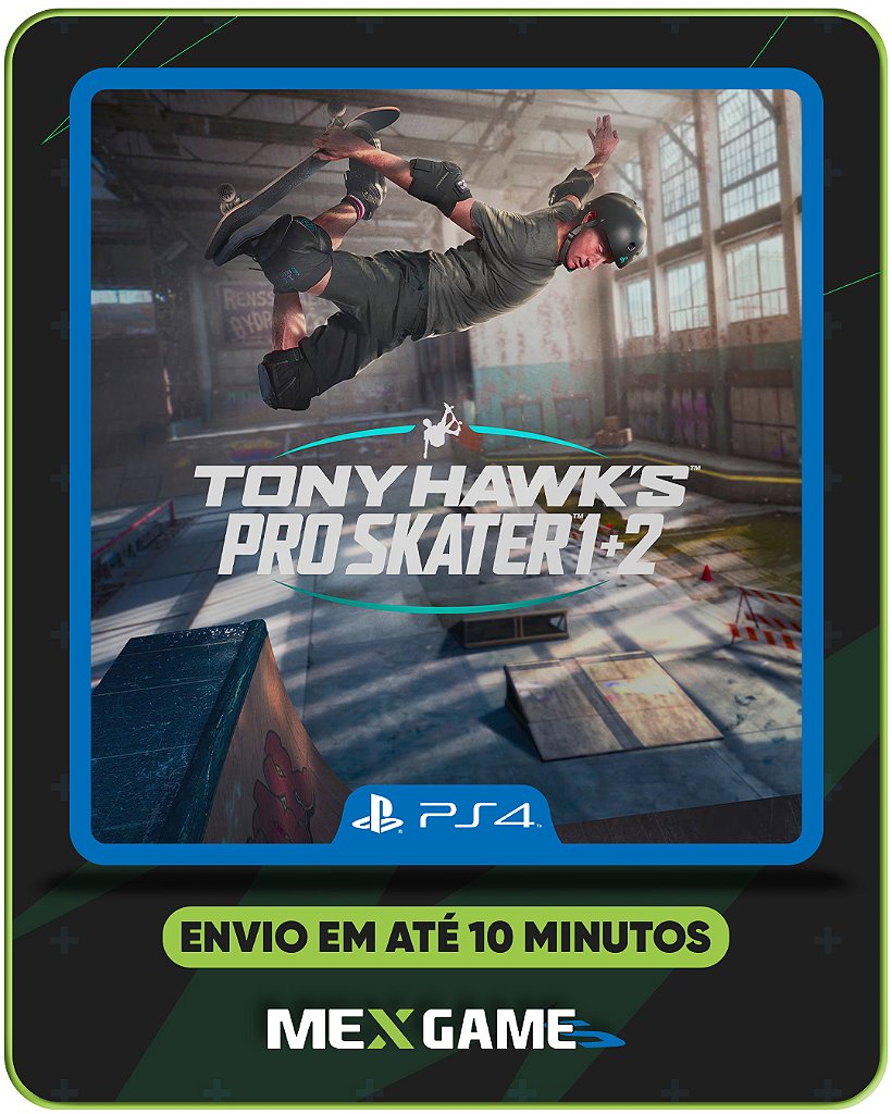 TONY HAWKS PRO SKATER 1 + 2 - PS4 - MÍDIA DIGITAL