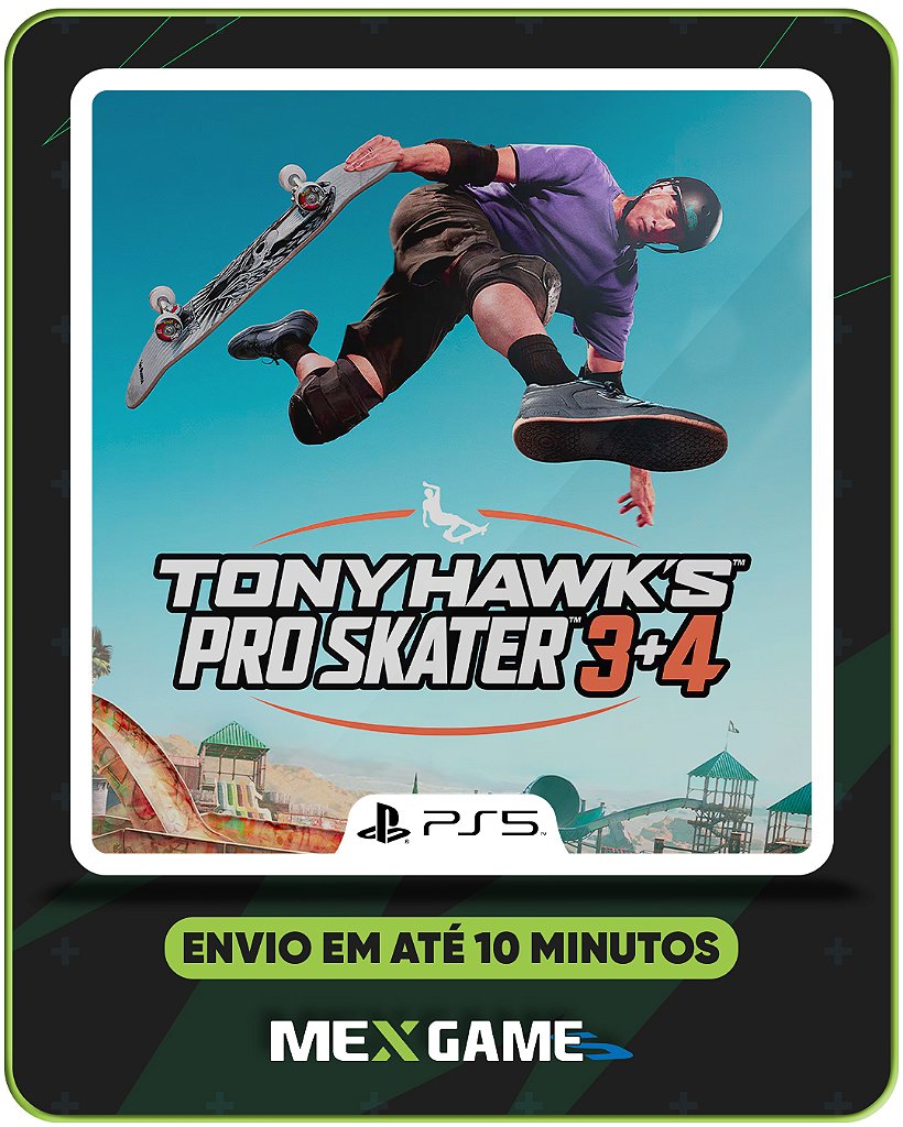 TONY HAWKS PRO SKATER 3 + 4 - PS5 - MÍDIA DIGITAL